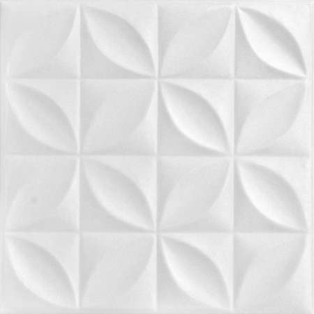 A LA MAISON CEILINGS Perceptions 20-in x 20-in 8-Pack Plain White Textured Surface-mount Ceiling Tile, 8PK R103PW-8